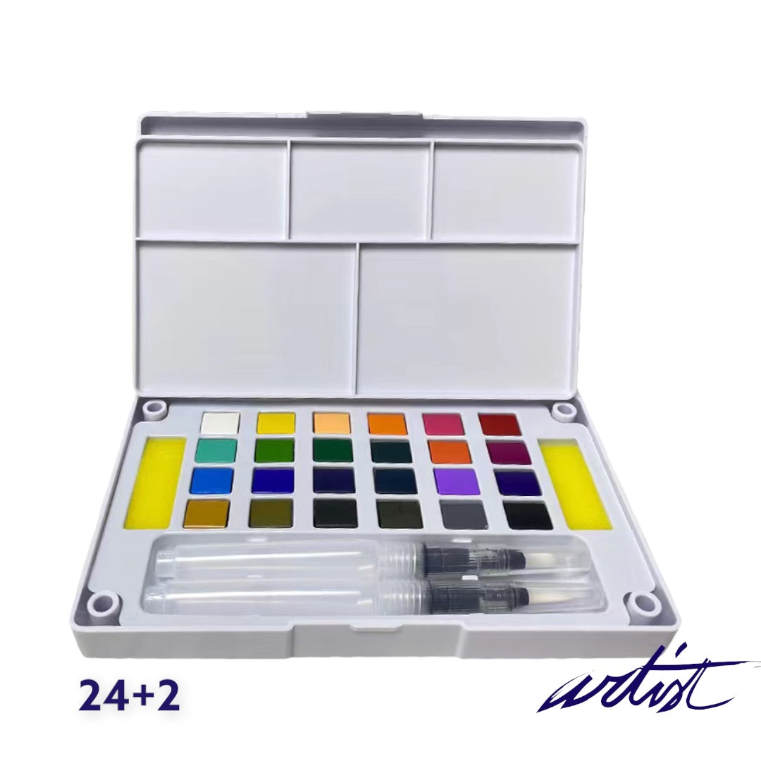 AQUARELL-TASCHENBOX 24 FARBEN