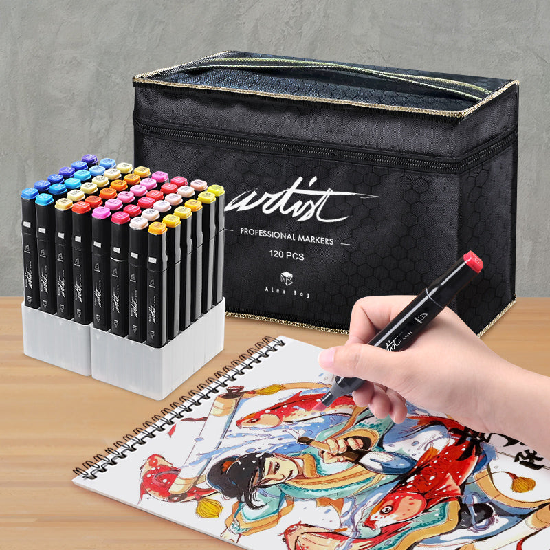 PROFESSIONAL MARKERS ARTIST RANGE 120 COLORS