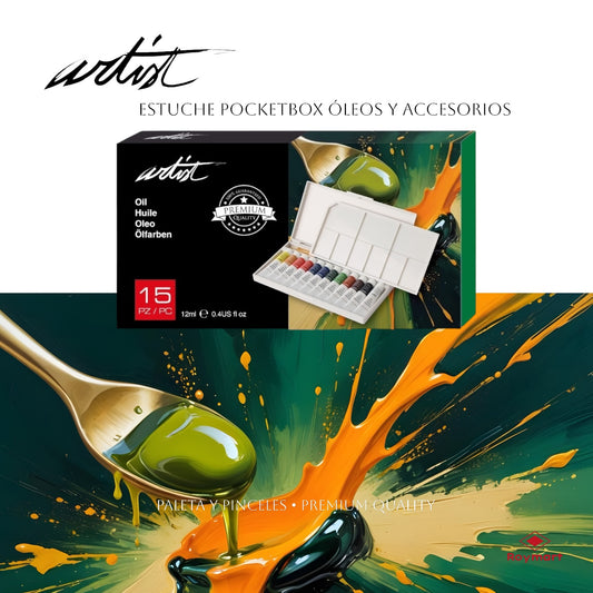 ESTUCHE POCKETBOX PINTURA AL ÓLEO