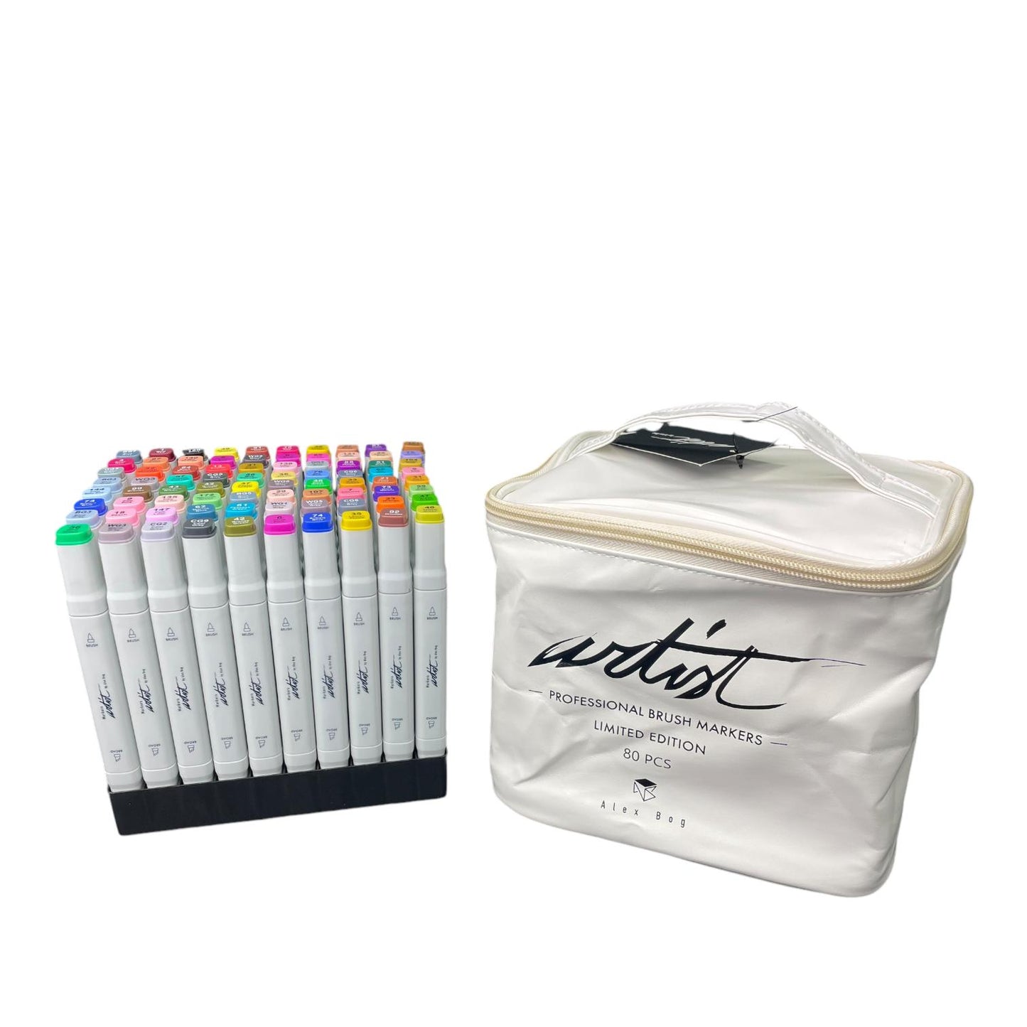 PROFESSIONAL BRUSH MARKERS 80 COLORES