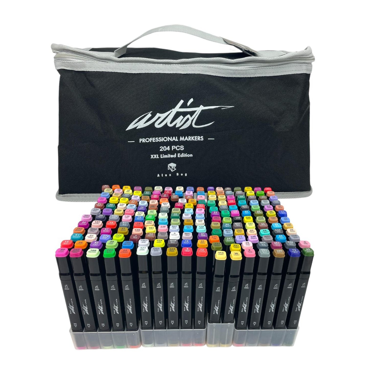 PROFESSIONAL MARKERS ARTIST RANGE 204 COLORS