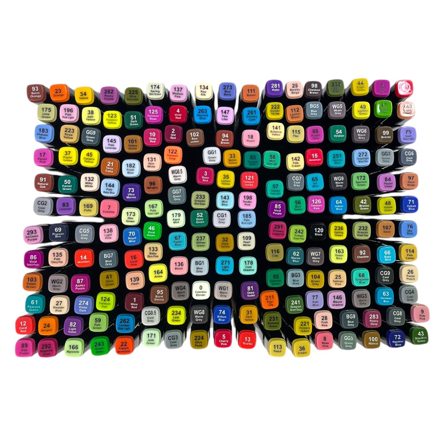 PROFESSIONAL MARKERS ARTIST RANGE 204 COLORS