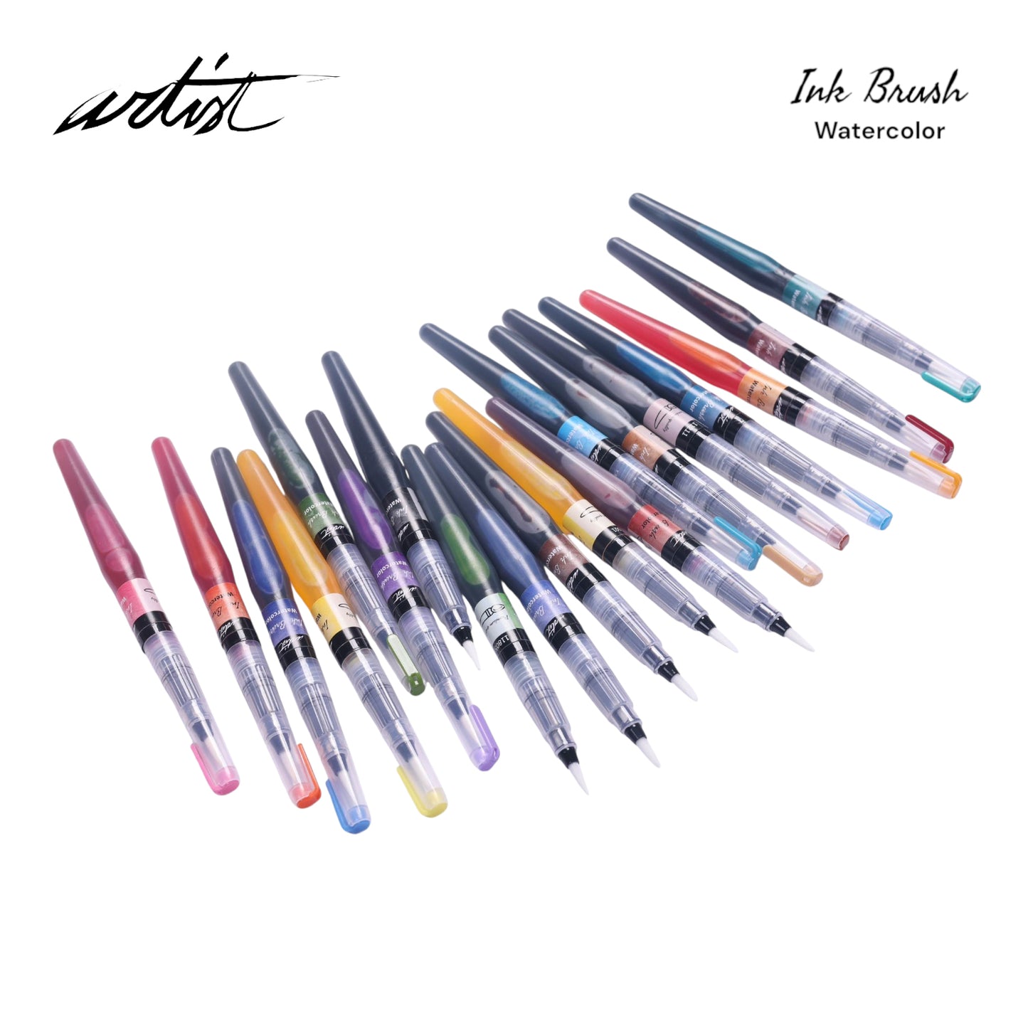 ESTUCHE 24 ROTULADORES PINCEL ARTIST INK BRUSH ACUARELABLES